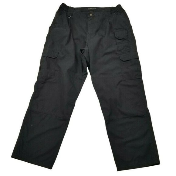 5.11 Tactical Black Cargo Pants Durable Utility Design - Picture 1 of 9
